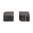 thumbnail image 5 of Sagebrook Home Modern Unique Art Deco-Inspired Stone Bookends, Set of 2, 5 of 9