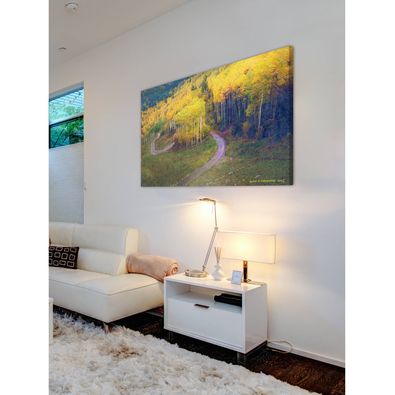 "Old Pass Road" Painting Print on Wrapped Canvas