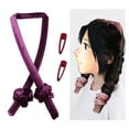 thumbnail image 3 of Rizadores de pelo sin calor, diadema con varilla para rizar el pelo para cabello Púrpura Colcomx Varilla que se encrespa, 3 of 8
