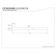 thumbnail image 2 of Kingston Brass CF38200MB Complement 20" x 3/8" Diameter Flat Closet Supply Line, Matte Black, 2 of 2