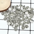thumbnail image 5 of 20 50 80 100pcs Colorful Metal Brooch Pin Back Squeeze Badge Holder Butterfly Clasp Clutch Care Cap For DIY Jewelry Making Craft, 5 of 6