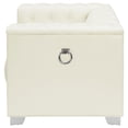 thumbnail image 5 of Chaviano Tufted Upholstered Chair Pearl White, 5 of 9