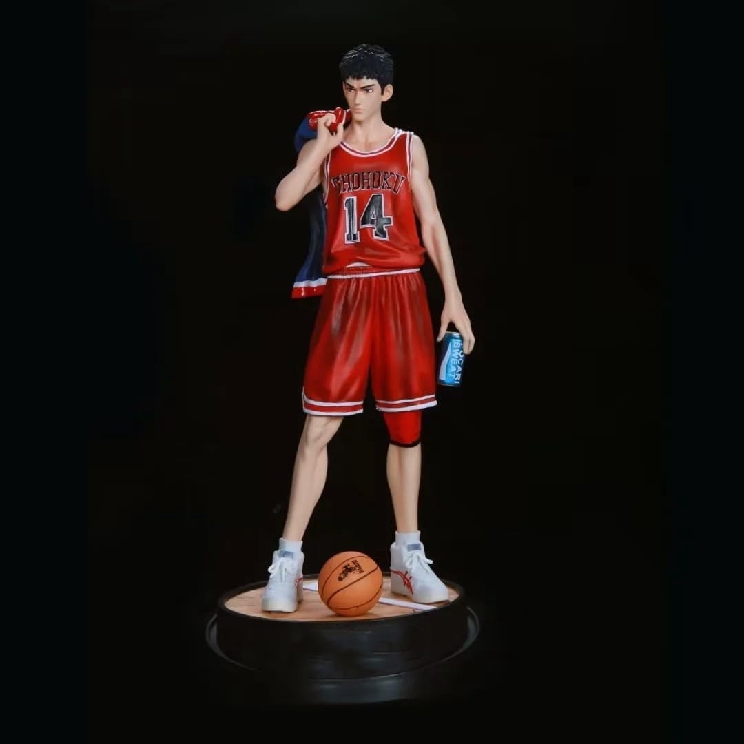 Miyagi Ryota Figure Sakuragi Hanamichi Figure Rukawa Kaede Figure Takenori Akagi Figure Mitsui Hisashi Figure Standing Handicrafts Anime Gifts (Rukawa Kaede)