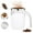 white, variant on Podofo Self Stirring Mug,Rechargeable Automatic Magnetic Self Stirring Coffee Mug, Chocolate, Milk,to Stir Coffee,Great for Office, Protein,Cocoa Etc,, School, Gym