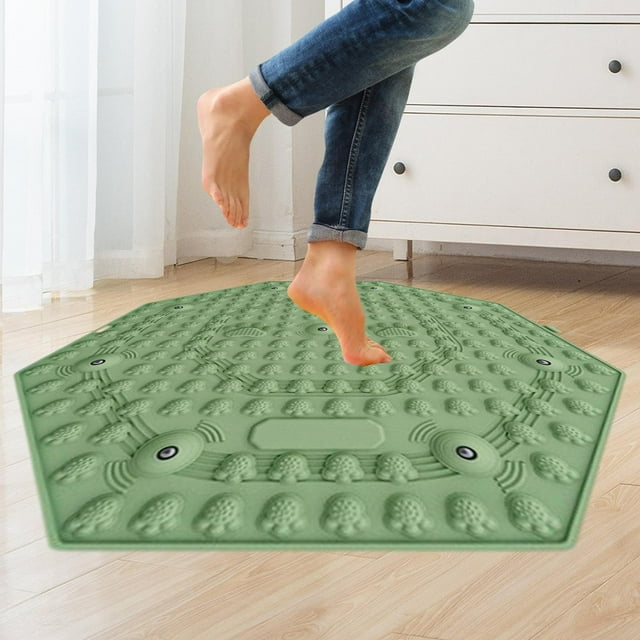 Mat de de pies Mat de acupresión para los pies Relajación Compacta Sensorial sin deslizamiento Reflexología de pie de pie para de