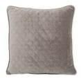 thumbnail image 3 of Better Homes & Gardens Quilted Velvet 19" x 19" Decorative Square Throw Pillow, Pack of 2, Neutral, 3 of 5