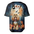 thumbnail image 2 of Happy Halloween Vampire Cocker Spaniel BOO with Pumpkins Fun and Spooky All Over Print 3D Baseball Shirt Cockers Dog Lover Gifts Softball Sport - 00018, 2 of 6