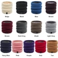 thumbnail image 3 of AVEKI Woolen Knitted Scarf, Solid Color Couple Warm Neck Cover for Women and Men, Warm In Winter 0517M, 3 of 7
