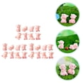 thumbnail image 3 of 24 figuras de cerdito en miniatura, micropaisajes, estatuas de cerdito., 3 of 8