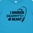 thumbnail image 4 of Inktastic I Hooked Grammy's Heart with Fishing Rod Boys or Girls Baby T-Shirt, 4 of 5