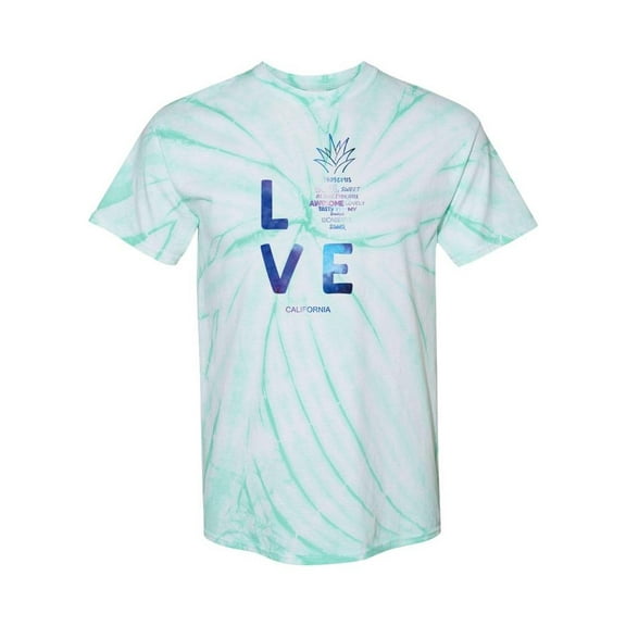 Pineapple Love Tie Dye Cyclone Women -SPIdeals Designs, Female Small