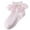 Pink, variant on FAIWAD Baby Girls Ruffle Lace Socks Cute Frilly Princess Dress Socks Toddler Bow Stretchy Comfy Socks