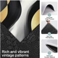 thumbnail image 3 of Black White Marble Gold Wave Pattern Kitchen Rugs Sets Of 3,Kitchen Runner Rugs Non Skid Washable,Decorative Kitchen Floor Mats for Kitchen,Sink,Laundry,17"x30"+ 17"x47" + 17"x59", 3 of 6