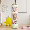 thumbnail image 5 of Large Transparent Toy Storage Tube - 3-Tier Vertical Stuffed Animal Organizer for Kids, Plushie Holder with Easy Assembly, Space-Saving Design, Durable & Playful Theme, 5 of 7