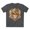 Charcoal, variant on Carnival Mask Graphic T-Shirt Unisex 100 Cotton With Antique Gold Art Design Tee 23