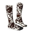 thumbnail image 3 of Haiem Cow Skin Socks, Funny Novelty Crazy Design Cotton Socks Sports Socks Knee High Socks For Men, Women,1Pairs - Gift For Working Friends, 3 of 8