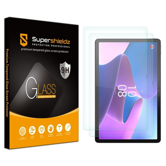 (2 Pack) Supershieldz Designed for Lenovo Tab P11 Gen 2 (11.5 inch) Screen Protector, (Tempered Glass) Anti Scratch, Bubble Free