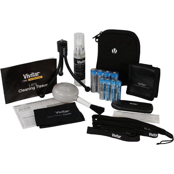 Vivitar Camera Digital Essentials kit #VIVSK195-NOC-STK-24