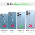 thumbnail image 2 of Compatible for iPhone 13 Pro Case with HD Screen Protector, FYBTO [Military-Grade] Shockproof Protective Phone Case with Ring Magnetic Car Mount Kickstand for iPhone 13 Pro Purple, 2 of 7
