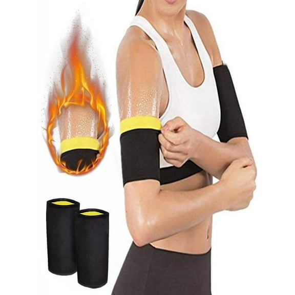 Hot Sweat Sauna Arm Sleeves for Women & Men, Slimmer Bands Wraps Arm Trimmers, Arm Shapers Sport Arm Shapers