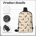 thumbnail image 3 of Sigee Heart Dachshund for Dual Pocket Sling Backpack Hiking Daypack Multipurpose Cross Body Chest Bag, 3 of 8