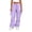 Purple-2, variant on Womens Baggy Parachute High Waist Cargo Pants Multi Pocket, Elastic Waist, Adjustable Hem, Lightweight, Hiking Trousers, for Streetwear Travel Running,Outdoor