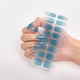 thumbnail image 5 of Cubierta completa de gradiente de purpurina, pegatinas de Arte de uñas, tiras de esmalte de uñas plateadas y púrpuras, pegatina de lámina impermeable para manicura DIY, 5 of 6