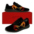 thumbnail image 3 of Uminder Mens Fashion Sneakers Dragon Shoes Black Shoes Size 6, 3 of 5