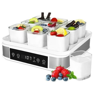 Suteck Yogurt Maker SNJ-159B Automatic Digital Machine with 8 Glass Jars