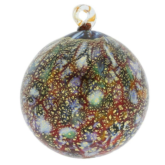 GlassOfVenice Murano Glass Medium Christmas Ornament - Festive Lights