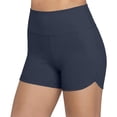 thumbnail image 6 of Kinrui Womens 5" Biker Shorts High Waisted Workout Spandex Short Tummy Control Gym Yoga Athletic Shorts with Pocket Navy L, 6 of 7