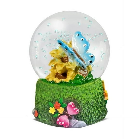 Water Globe - Butterfly from Deluxebase. Snow Globe Animal Decor with Butterfly Figurines. Glass Glitter Globe with Resin Figurine and Molded Base. Home Decorations, Novelty Decor & Gifts.