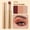 #03, variant on 3 Color Matte Gradient Glitter Eyeshadow Stick, Cream Blendable Metallic Shimmer Eye Shadow Pencil, Lightweight Long-Lasting Eye Makeup Pen for Daily Makeup, #02