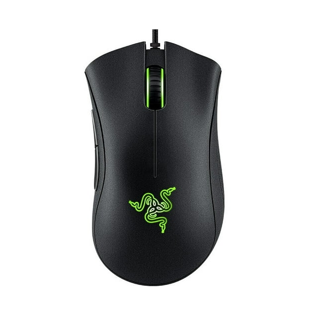 Razer-Deathadder Essential Wired Mouse Sensitive Quick Response Ergonomic 6400DPI Right-Handed Gaming Mouse for Desktop - Black