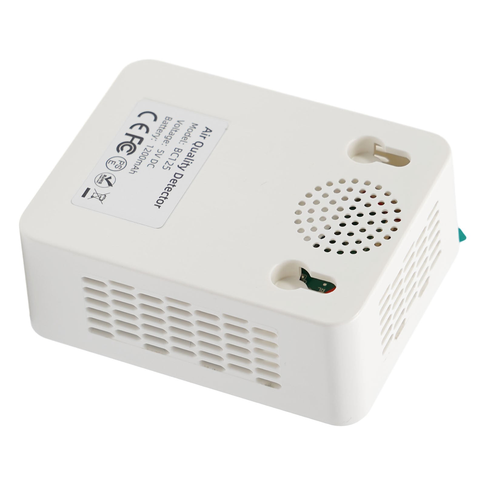 RichLink 5in1 Co2 Meter Temperature Humidity Air Quality Monitor Carbon Dioxide Detector