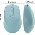 thumbnail image 3 of Innotech Sc Ratón Inalámbrico, Ratón Silencioso de 2,4 G con Receptor USB - Computer Mice Laptop para PC, Tableta, Laptop con Sistema de Ventanas - Azul, 3 of 6