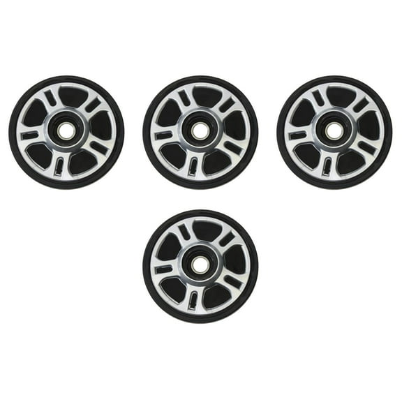 PDD 4 Front Rail Fire Red Idler Wheels Kit for Snowmobile ARCTIC CAT 440 Sno Pro, R 2004-2006