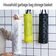 thumbnail image 6 of KeirineCC 1 Pack Plastic Bag Organizer,Grocery Bag Holder for Plastic Bags Mesh Hanging Storage Dispenser Trash Bag Holder Shopping Bag Holder for Plastic Bags,Black, 6 of 8