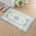 thumbnail image 6 of World Rug Gallery Traditional Anti Fatigue Kitchen, Laundry Room, Comfort Indoor Mat, Door Mat - Blue 18"x30", 6 of 6