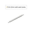 thumbnail image 3 of 22mm Watch Band Pin 1.3mm Dia Stainless Steel Single Flanged End Spring Bar Pins 200 Pack, 3 of 4