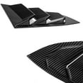 thumbnail image 2 of NINTE Rear Side Window Louvers Vent Cover for 2016-2021 10th Honda Civic Sedan Air Vent Scoop Carbon Fiber Look, 2 of 4