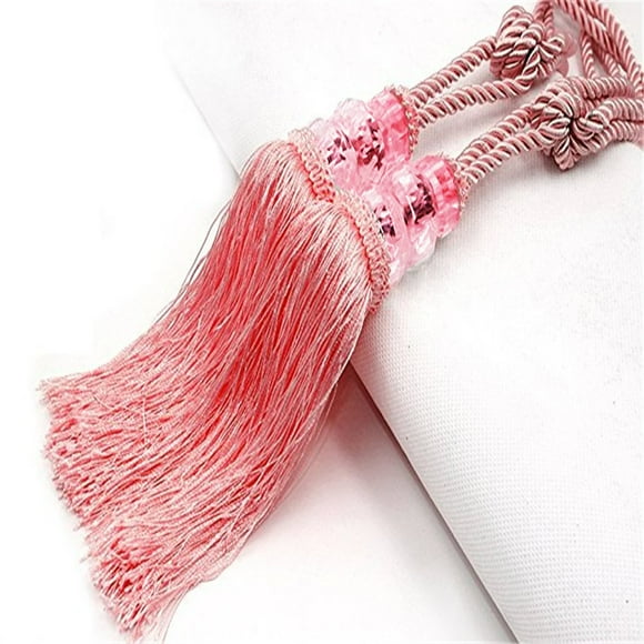 Agiferg Crystal Beaded Tassels Tieback Curtain Cord Home Textiles Window Treatments