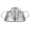 thumbnail image 1 of Stainless Steel Poultry Rack Sure Here's A Product Title for Turkey Roast Rack Multi-use Turkey Roast Rack Stainless Steel Grill for Easy for Home, 1 of 1