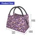 thumbnail image 2 of Balery Butterflies And Floral Bolsa de Aislamiento Portátil – Bolsa de Almuerzo con Forro de Aluminio Mejorado, Funda Impermeable y Fácil de Limpiar para Picnic y Caja de Almuerzo, 2 of 6