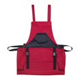 thumbnail image 1 of Tablier Naturel Durable Boucle Réglable Outil Tablier Rouge Foncé, 1 of 6