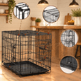 Dog Crate for Medium Large Dogs, Tan, 42.0"L x 28.0"W x 31.0"H, Indoor ...