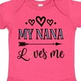 thumbnail image 4 of Inktastic My Nana Grandma Loves Me Girls Girls Baby Bodysuit, 4 of 5