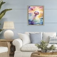 thumbnail image 3 of Stupell Industries Tropical Celestial Drift Jellyfish Gold Floating Frame Canvas Art, 17 x 21, by Shelly Craig, 3 of 8
