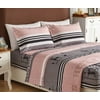 Bed Sheet Set 4-Piece ?Brushed Microfiber 1500 Bedding.Extra Deep Pocket?18In, Fitted Sheet, Flat Sheet & 2 Pillowcase Pink/ Queen