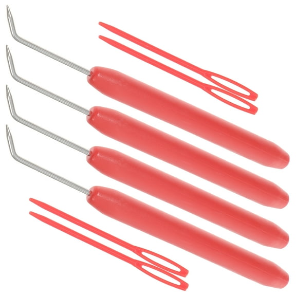 FENGGUIQU 4 Sets Knitting & Crochet Tools - Loom & Crochet Hooks with Sewing/Knitting Needles Assorted Colors